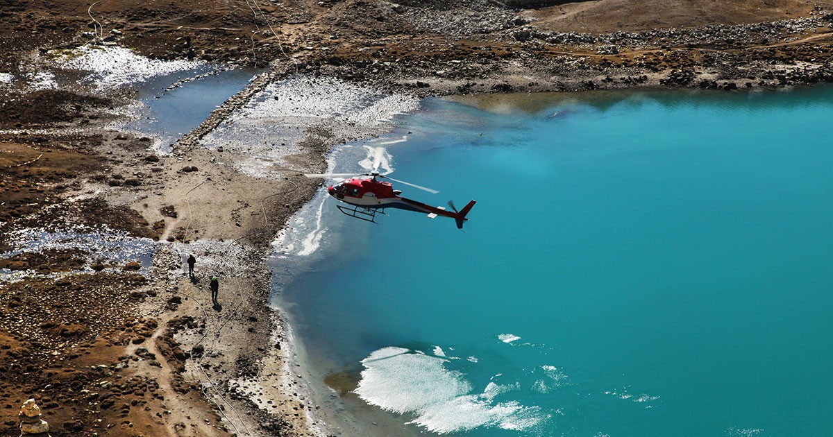 Gokyo Lake Trek Return by Helicopter